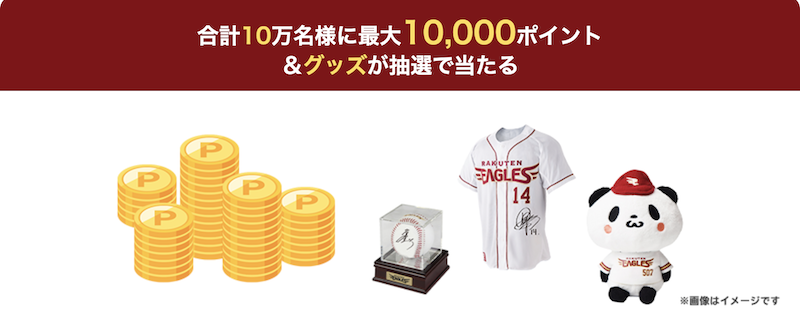 楽天イーグルス感謝祭の同時開催イベントのイメージ